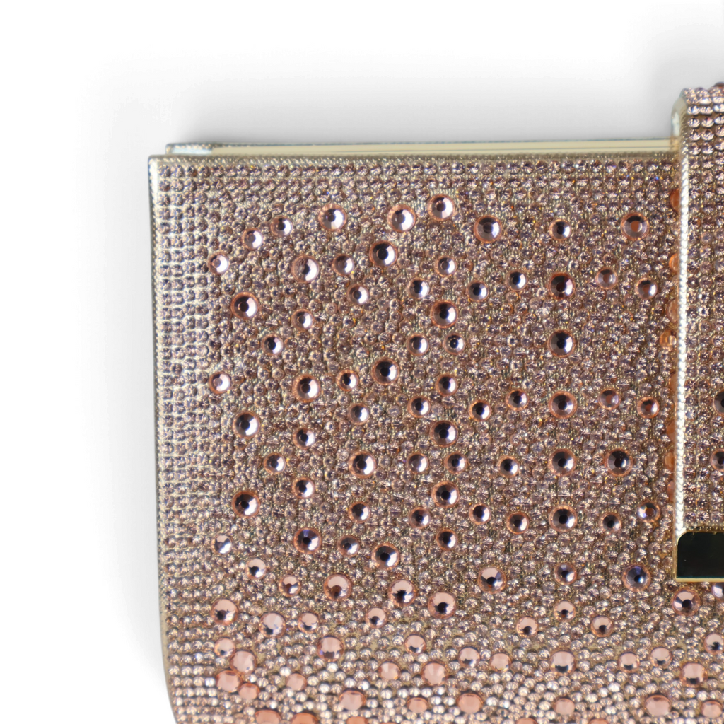 Bolsa Carteira Clutch Rosê Gold