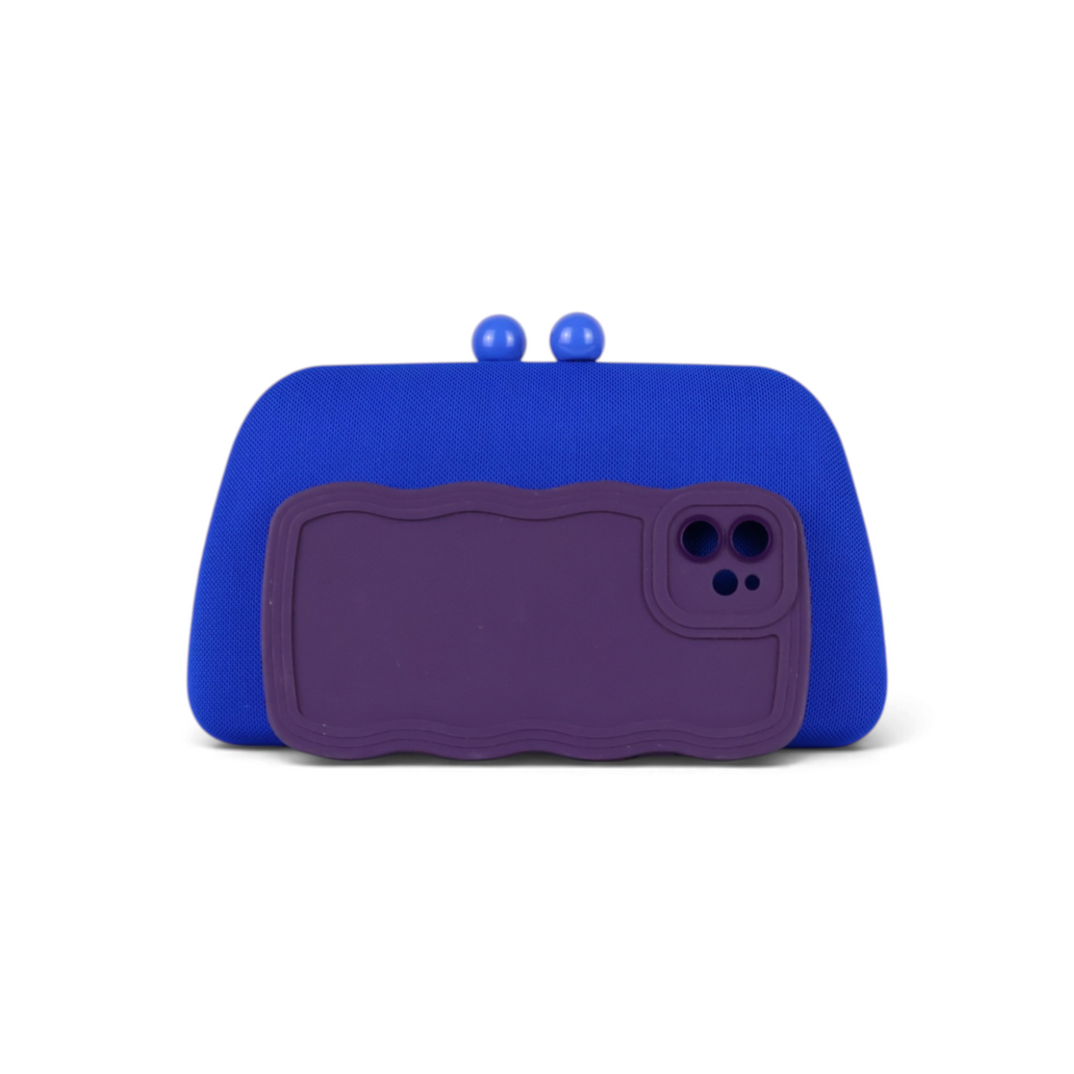 Bolsa Clutch Festa Azul Royal