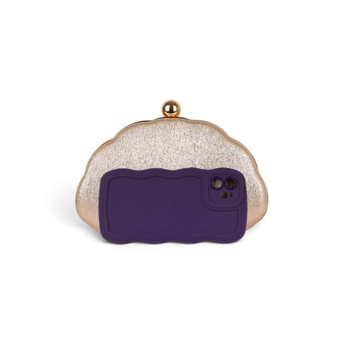 Bolsa Clutch Festa Dourada