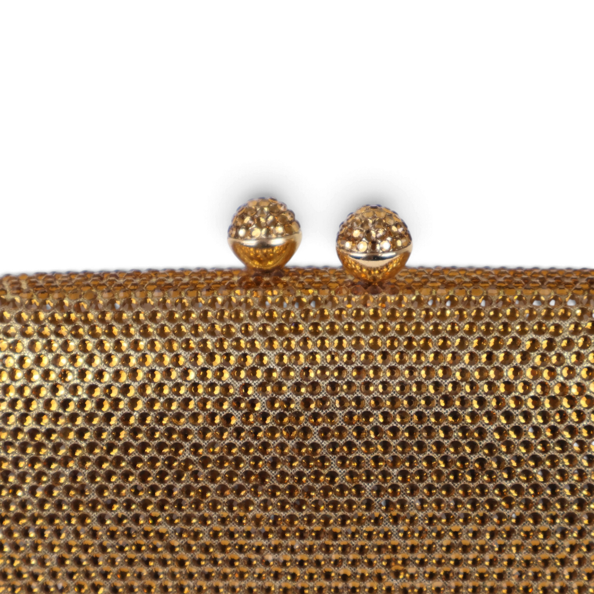 Bolsa de Festa Clutch Cristais Pedraria Dourada