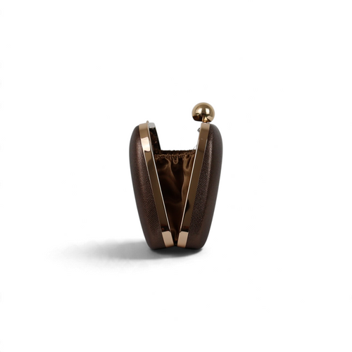 Bolsa Clutch Festa Marrom