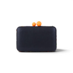 Bolsa Clutch Festa Bordada Flores Laranja