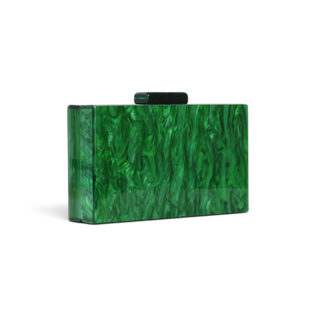 Bolsa de Festa Clutch Acrílico Verde
