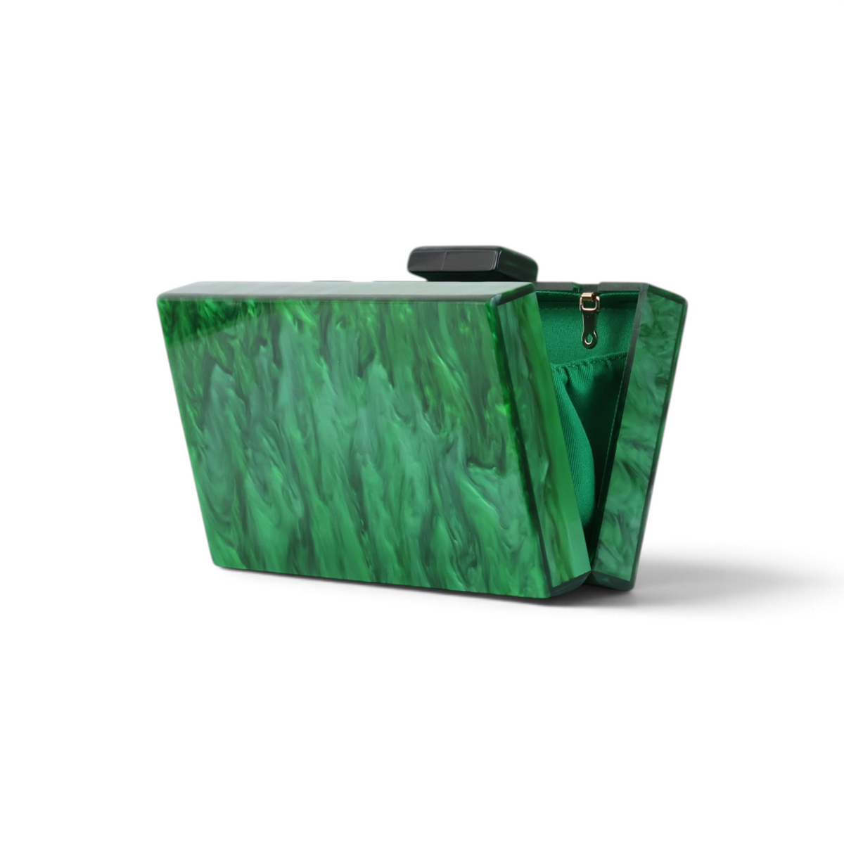 Bolsa de Festa Clutch Acrílico Verde