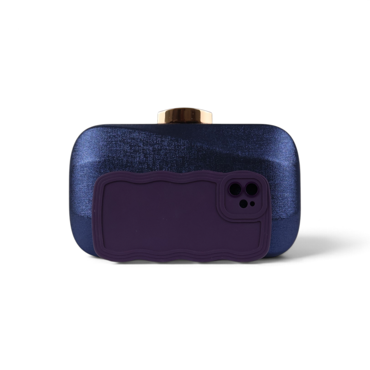Bolsa Clutch Festa Azul Marinho