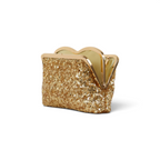 Bolsa de Festa Clutch Pouch Bicompartimento Dourada