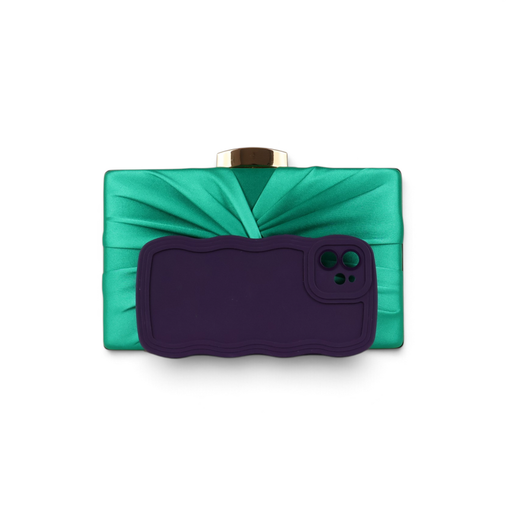 Bolsa Clutch Festa Verde