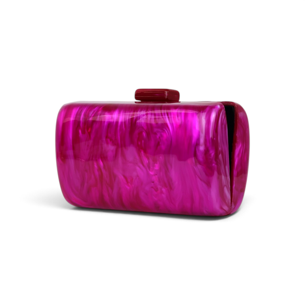 Bolsa de Festa Clutch Acrílico Fúcsia