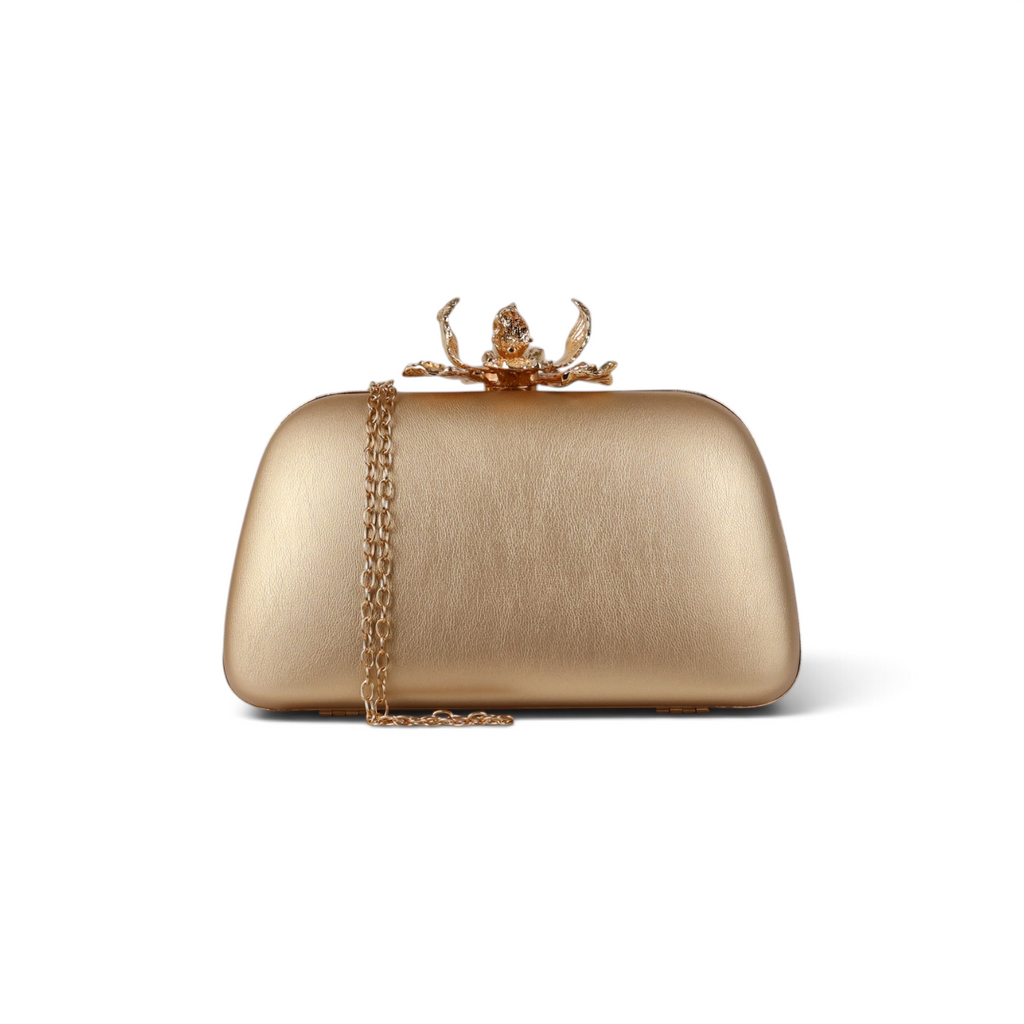 Bolsa Clutch Festa Dourada