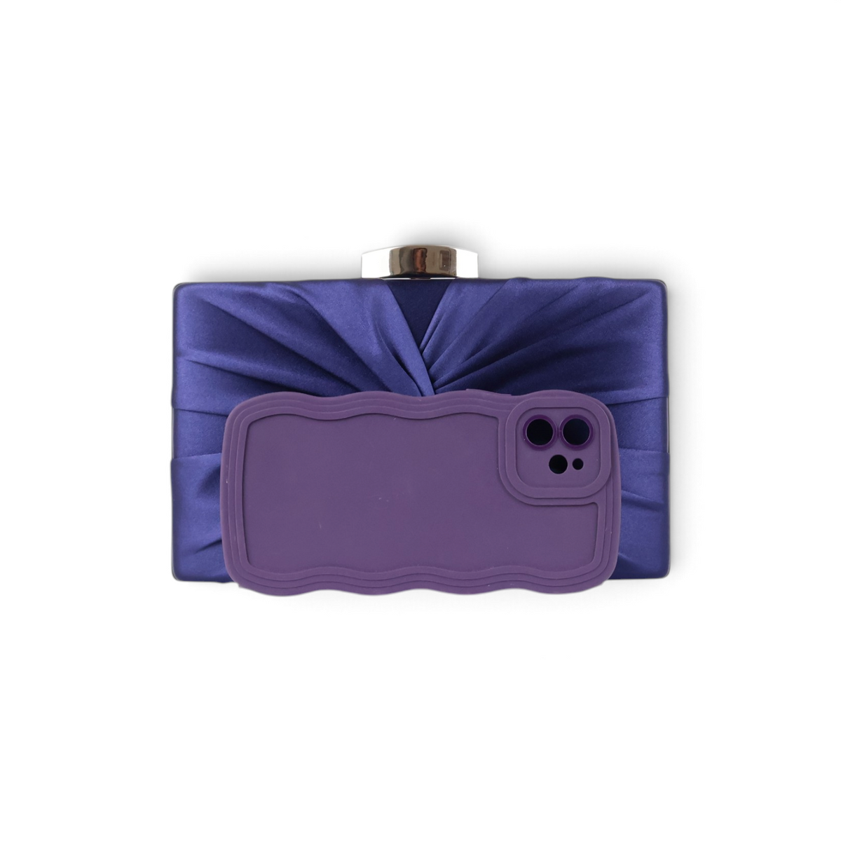 Bolsa Clutch Festa Azul Marinho
