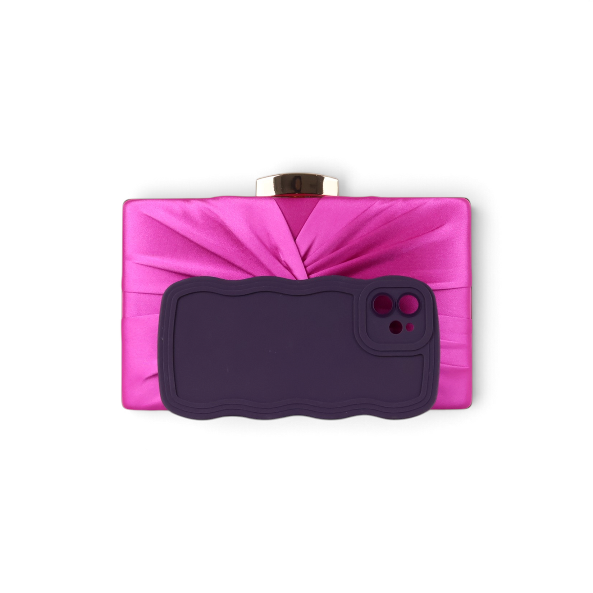 Bolsa Clutch Festa Rosa