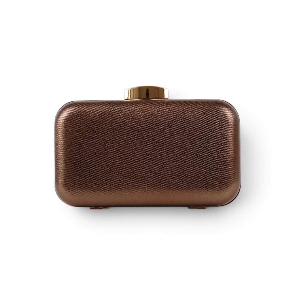 Bolsa Clutch Festa Marrom