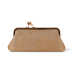Bolsa Transversal Pouch Palha Bege