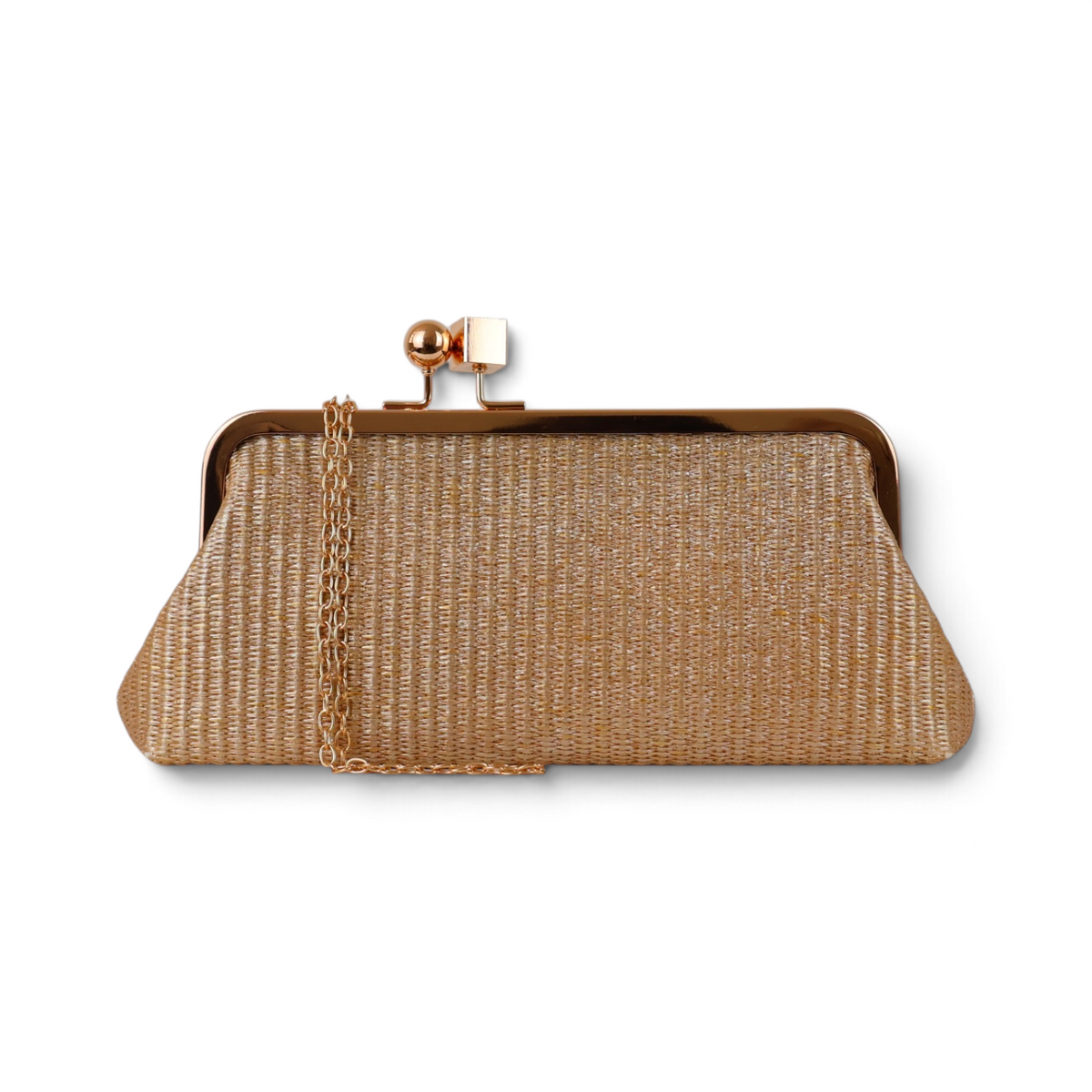 Bolsa Transversal Pouch Palha Bege