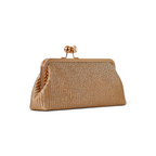 Bolsa Transversal Pouch Palha Bege
