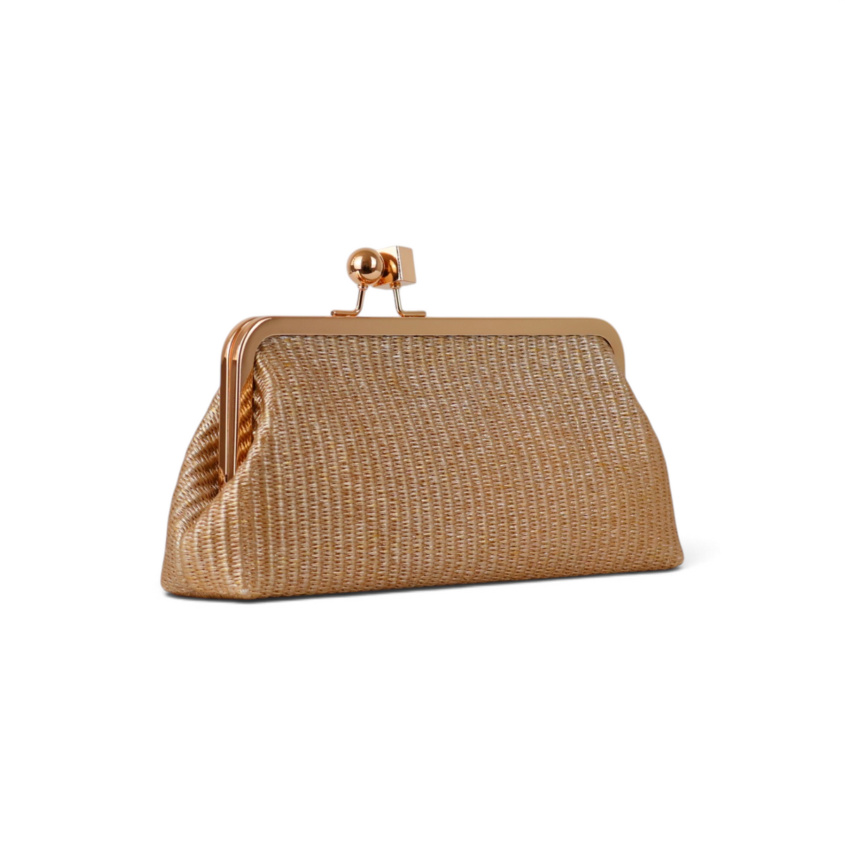 Bolsa Transversal Pouch Palha Bege