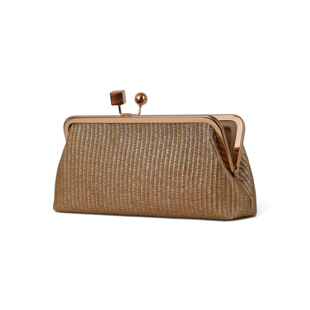 Bolsa Transversal Pouch Palha Bege