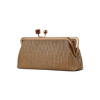 Bolsa Transversal Pouch Palha Bege