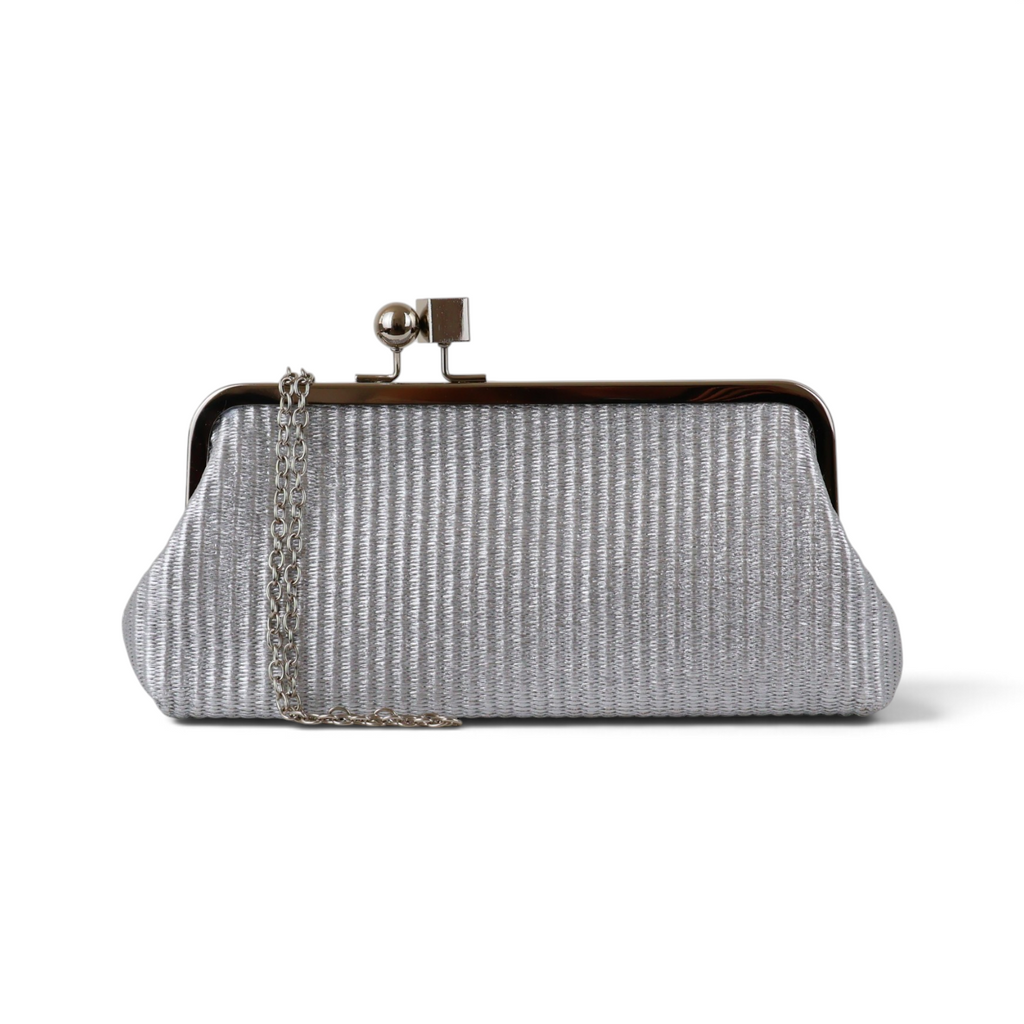 Bolsa Transversal Pouch Palha Prata