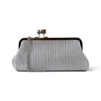 Bolsa Transversal Pouch Palha Prata