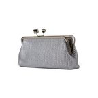 Bolsa Transversal Pouch Palha Prata