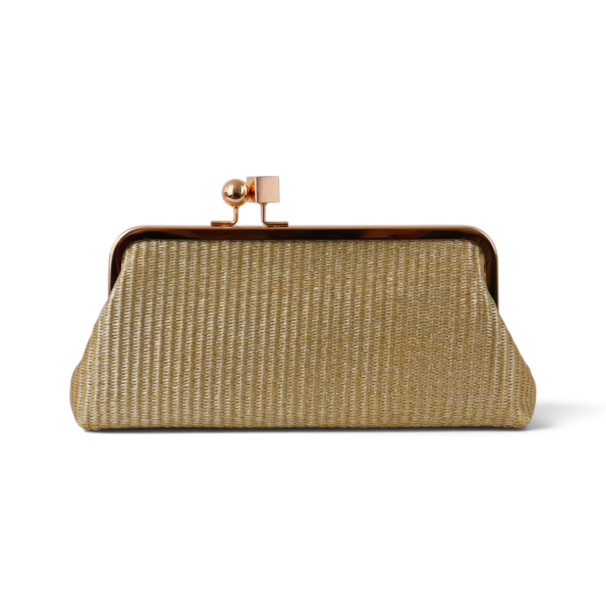 Bolsa Transversal Pouch Palha Dourada