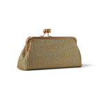 Bolsa Transversal Pouch Palha Dourada