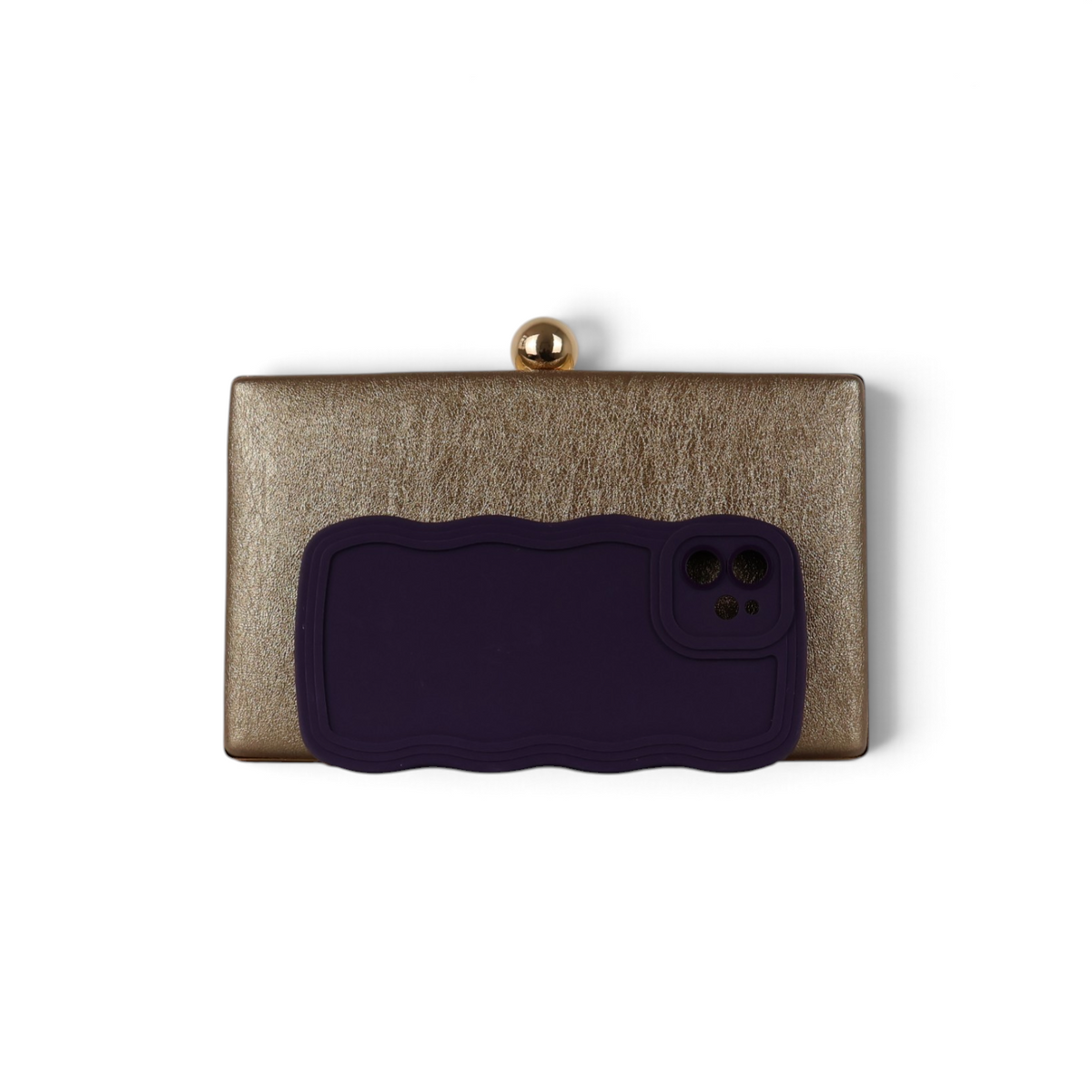 Bolsa Clutch Festa Dourada