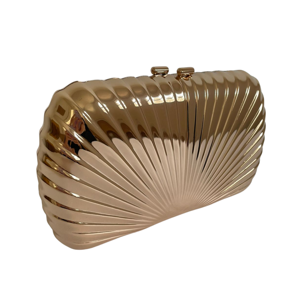 Bolsa de Festa Clutch Dourada Metalizada - ReUse