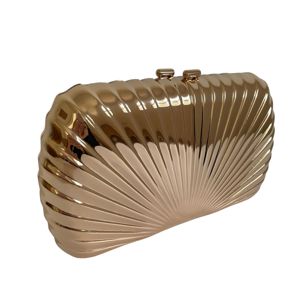 Bolsa de Festa Clutch Dourada Metalizada - ReUse