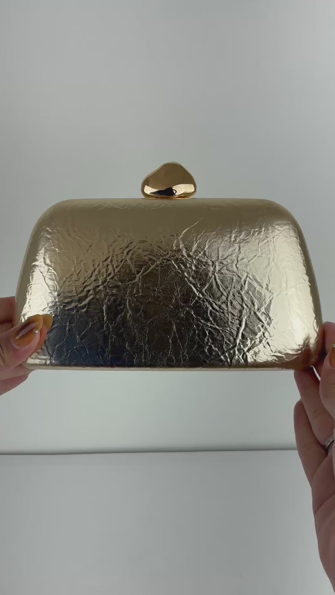 Bolsa Clutch Festa Dourada