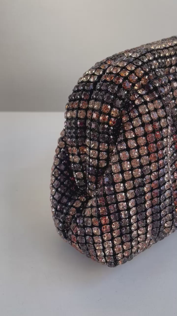Bolsa Festa Clutch Strass Terrosa