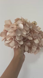 Bolsa Festa Clutch Flores Bege