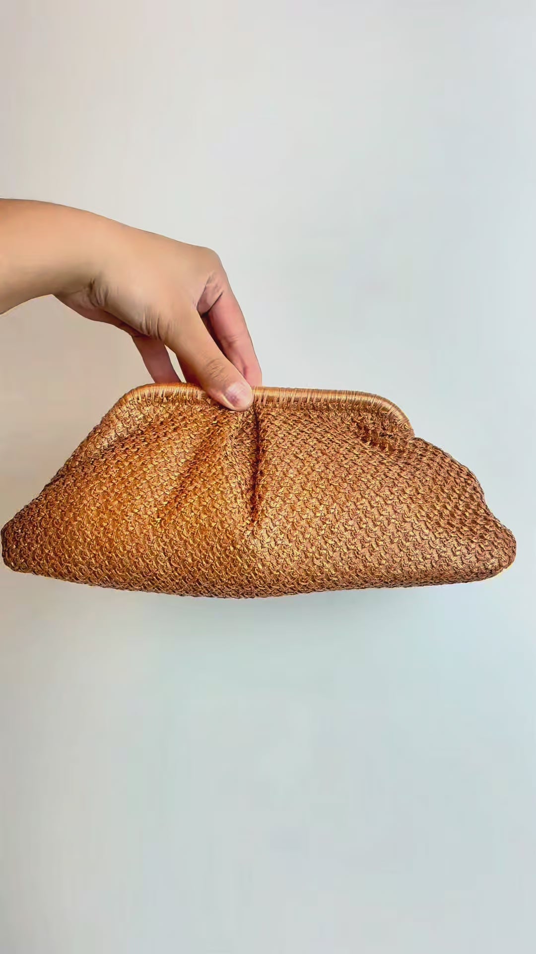 Bolsa de Festa Pouch Marrom