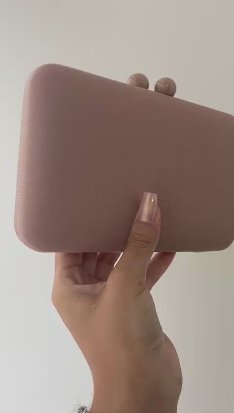 Bolsa Clutch Festa Vinil Nude - ReUse