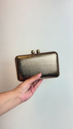 Bolsa de Festa Clutch Bronze