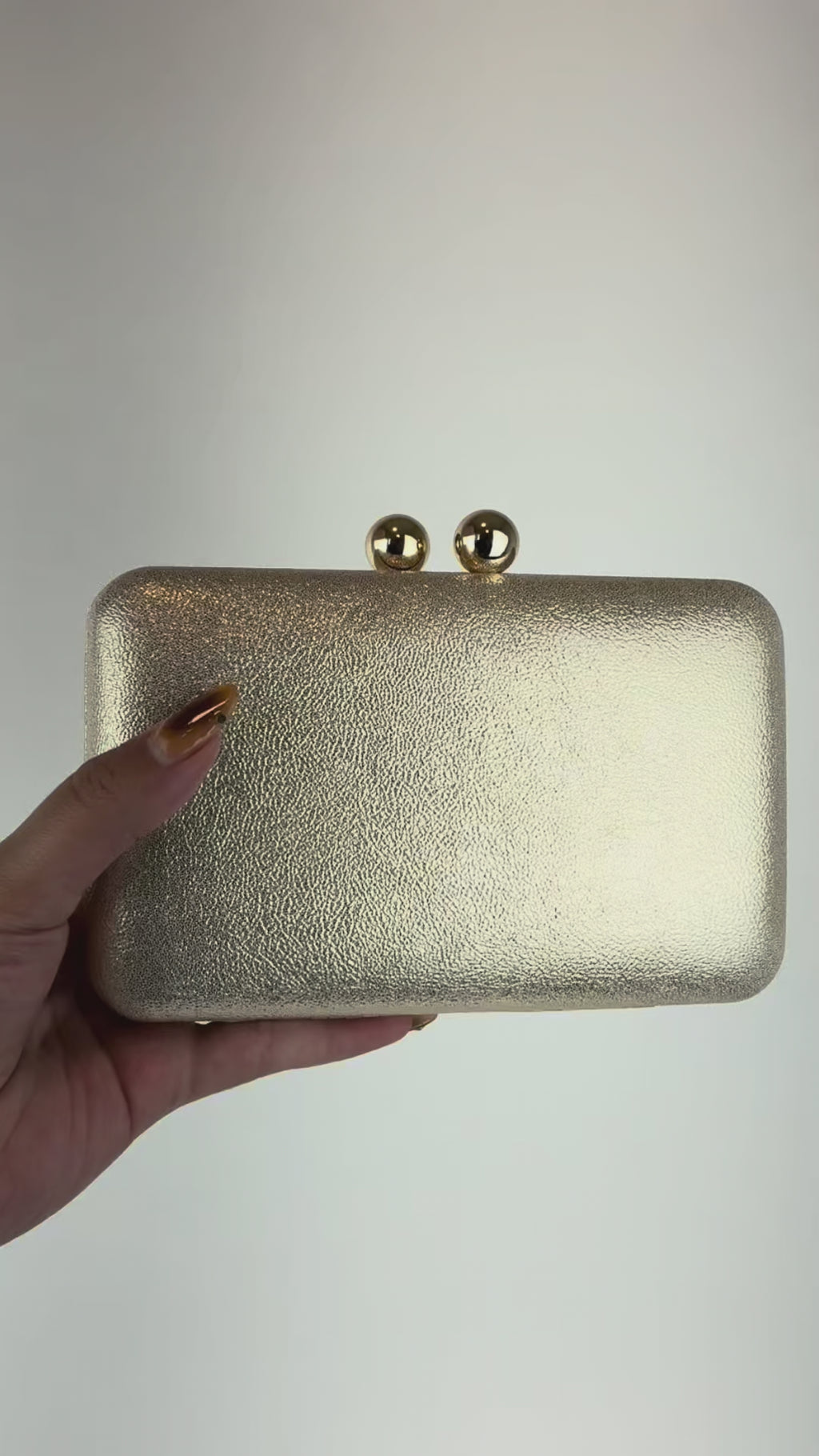 Bolsa Clutch Festa Dourado Claro