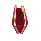 Bolsa de Festa Clutch Cetim Rosa Pink