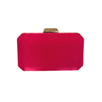 Bolsa de Festa Clutch Cetim Rosa Pink