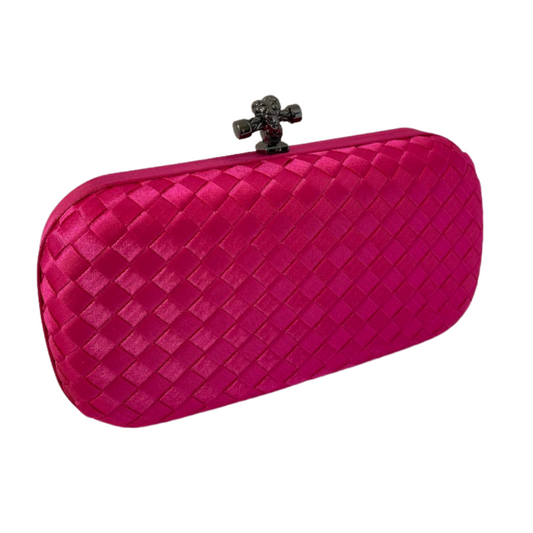 Clutch Tressê Cetim Inspired Pequena Rosa