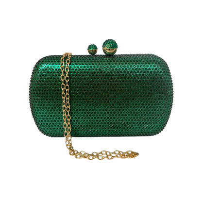 Bolsa de Festa Clutch Pedraria Verde - ReUse