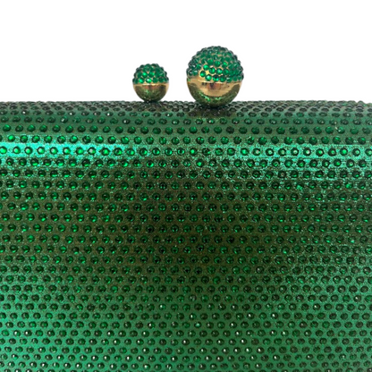 Bolsa de Festa Clutch Pedraria Verde - ReUse