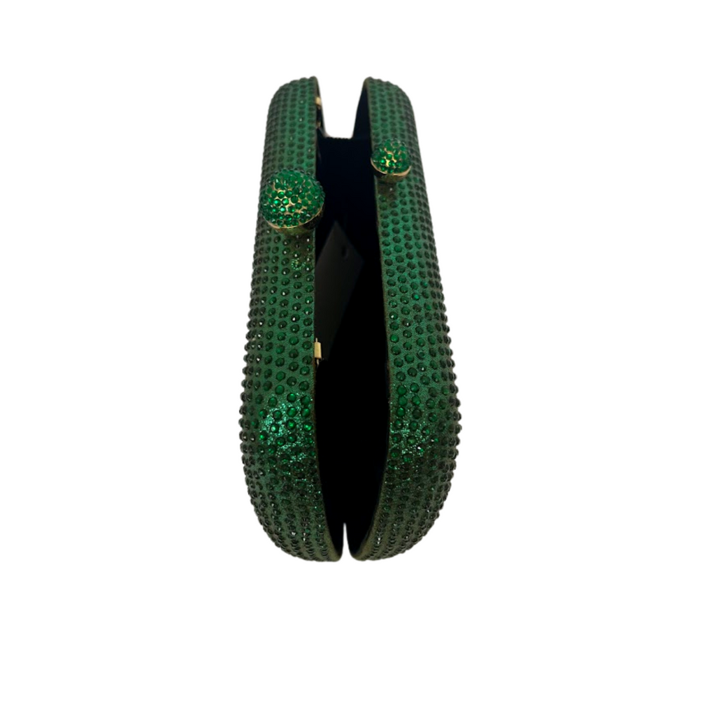 Bolsa de Festa Clutch Pedraria Verde - ReUse