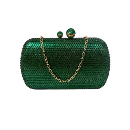 Bolsa de Festa Clutch Pedraria Verde - ReUse