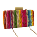 Bolsa Clutch Festa Palha Cores