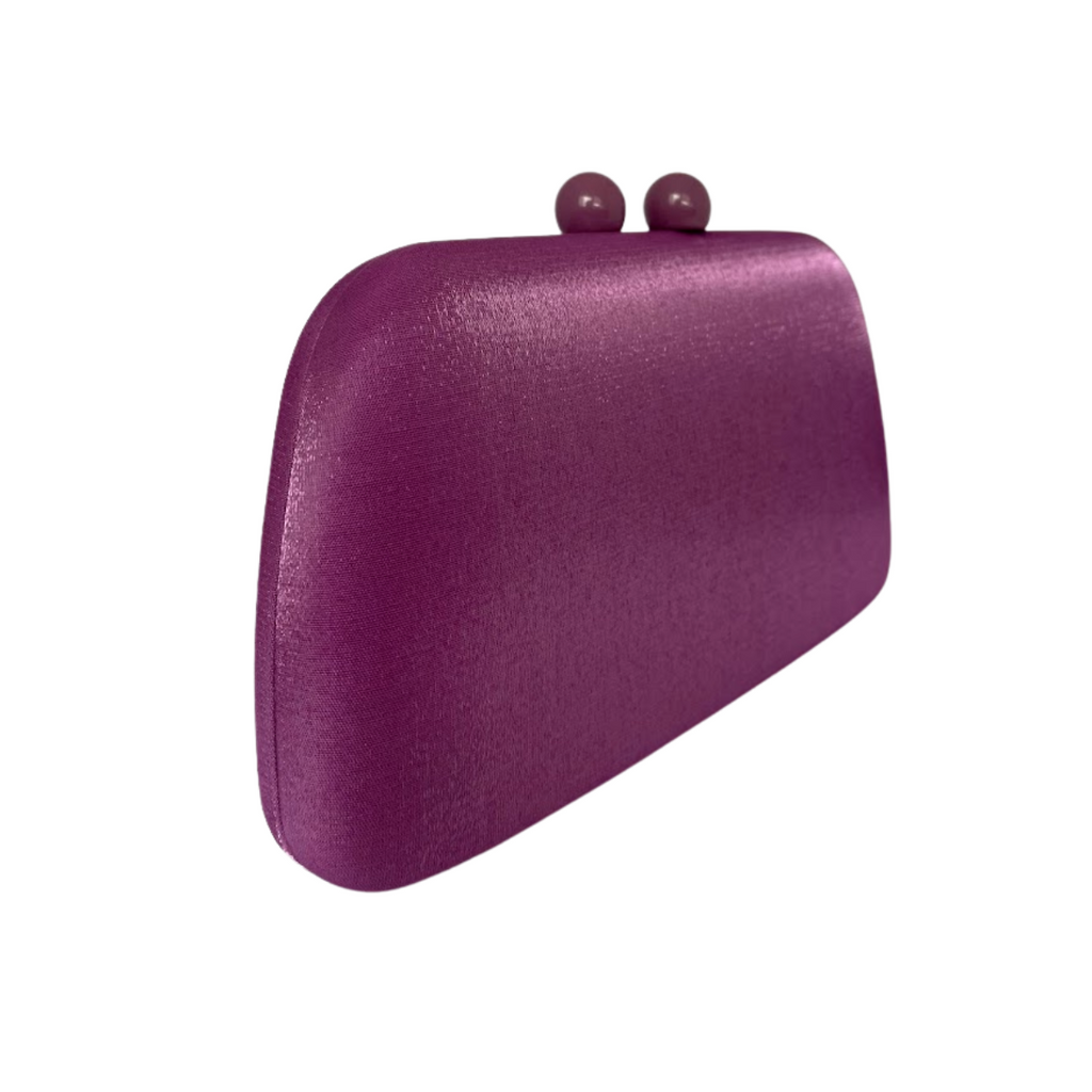 Bolsa Festa Clutch Cetim Lilás - ReUse