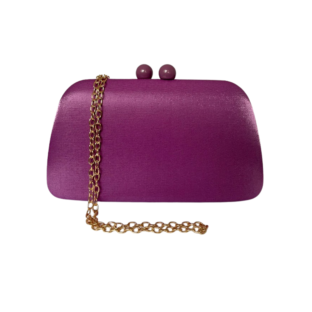 Bolsa Festa Clutch Cetim Lilás - ReUse