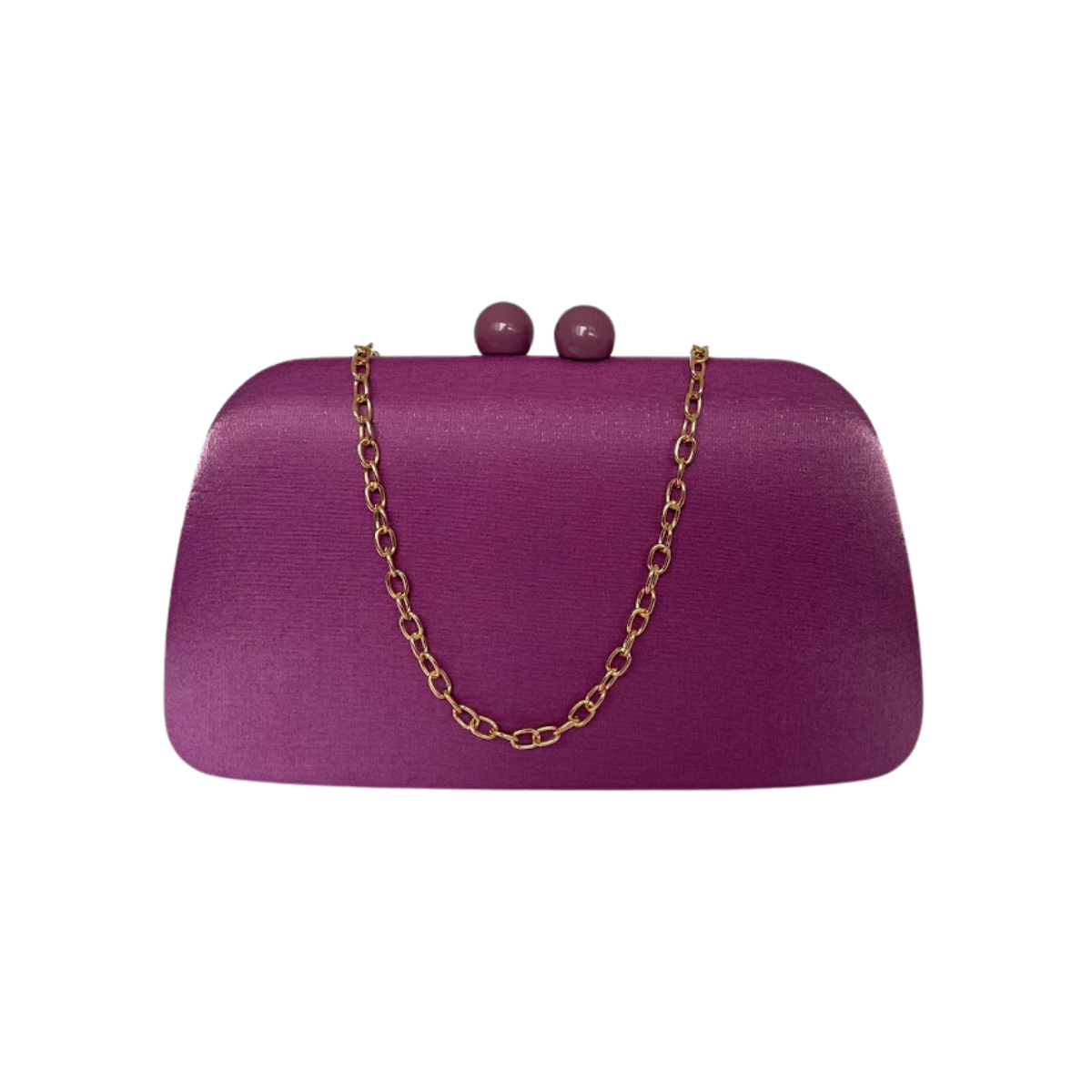 Bolsa Festa Clutch Cetim Lilás - ReUse