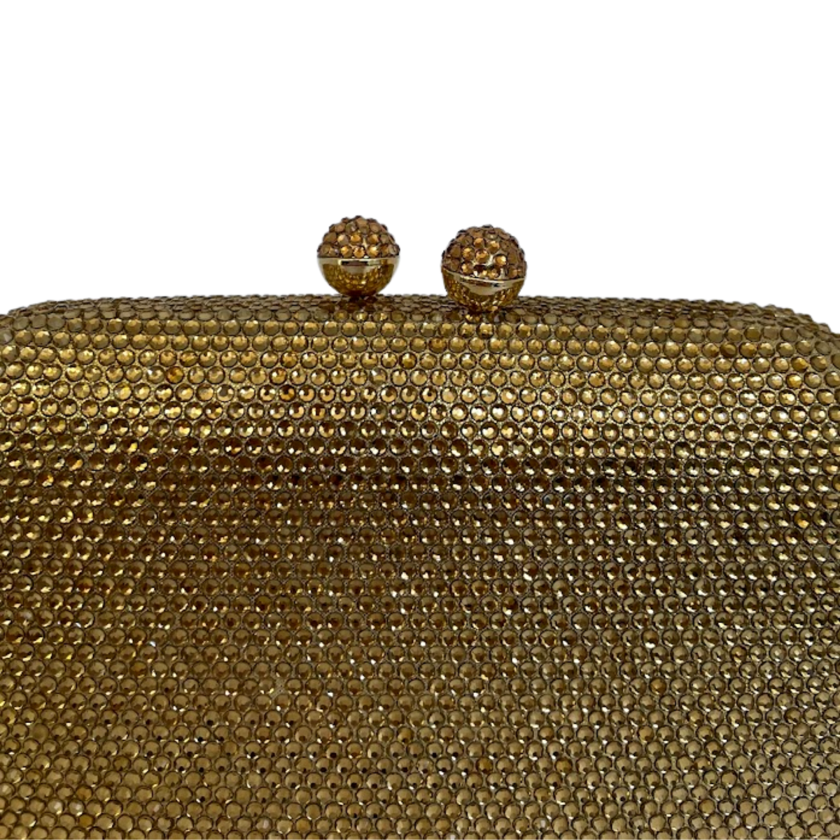 Bolsa de Festa Clutch Cristais Pedraria Dourada