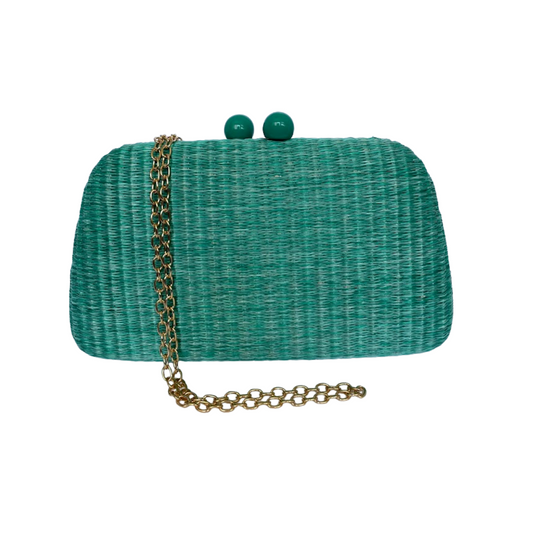 Bolsa Festa Clutch Verde Água